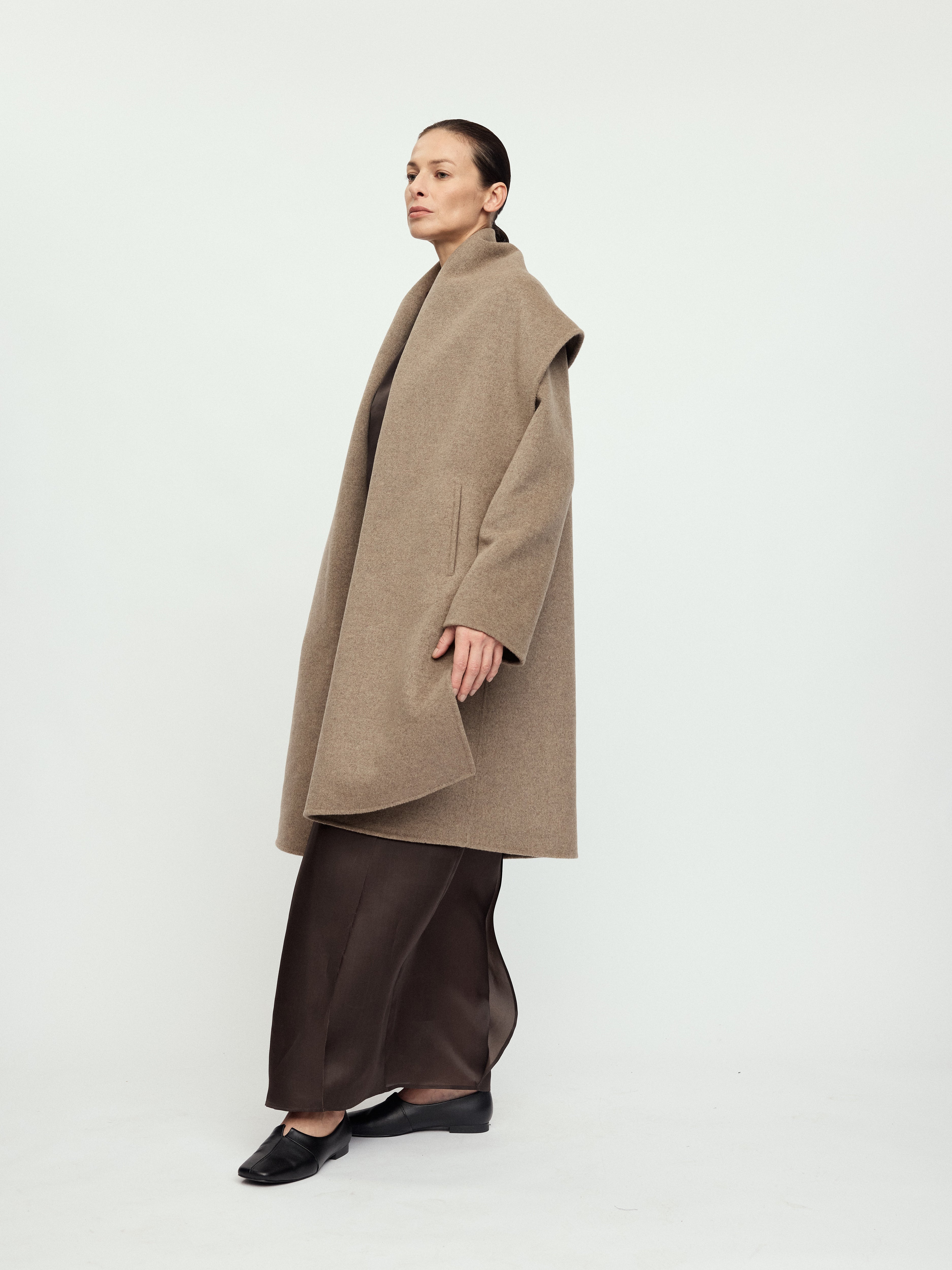 AW25 - SAND ELIN COAT