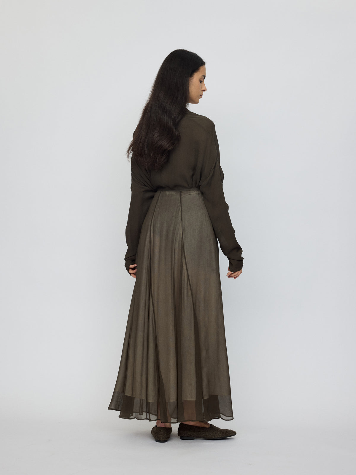 AW26 - WILLOW ASSU BIAS CUT SKIRT