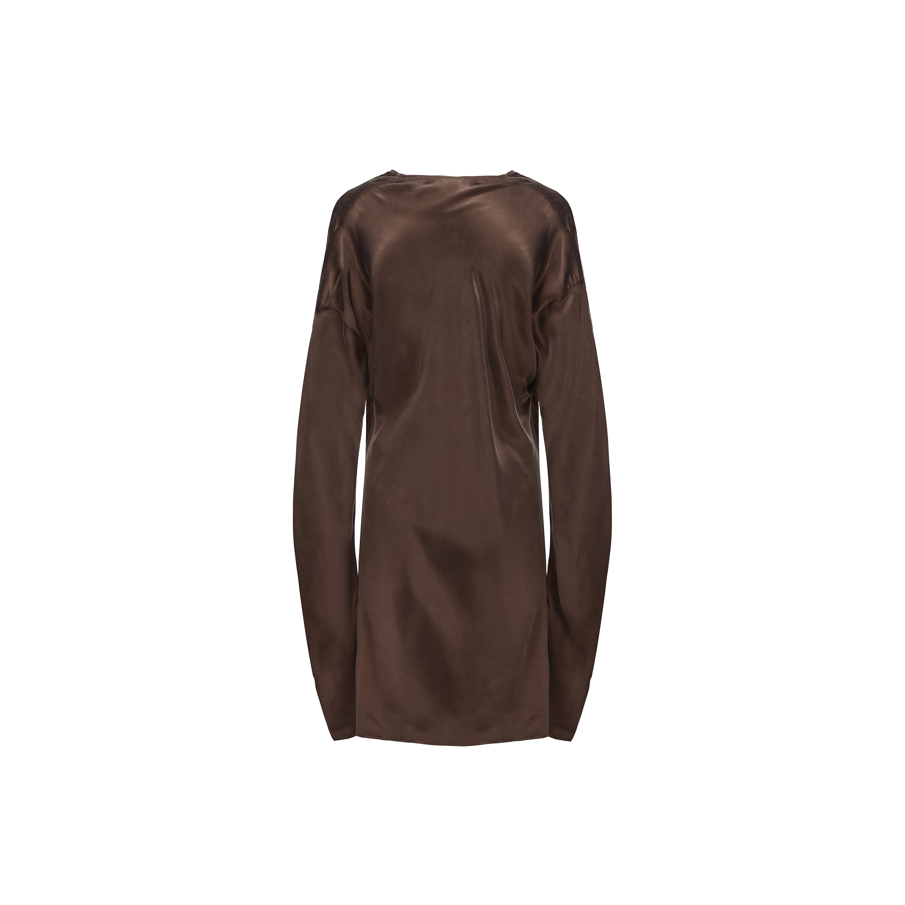 SS26 - COGNAC AMIR BUTTON-UP BLOUSE