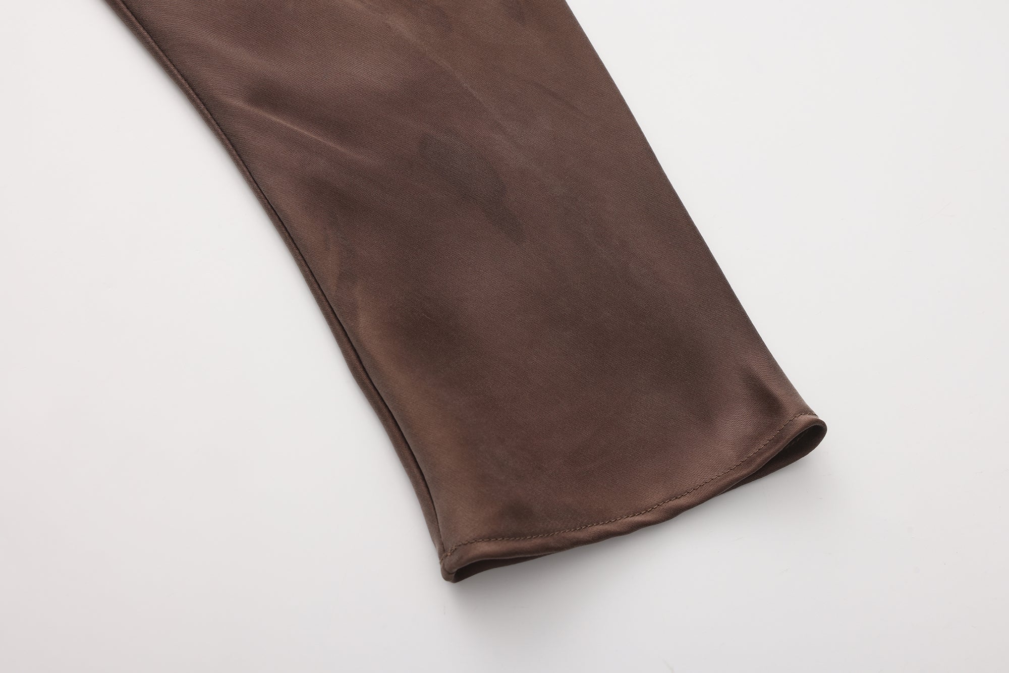 SS26 - COGNAC AMIR BUTTON-UP BLOUSE