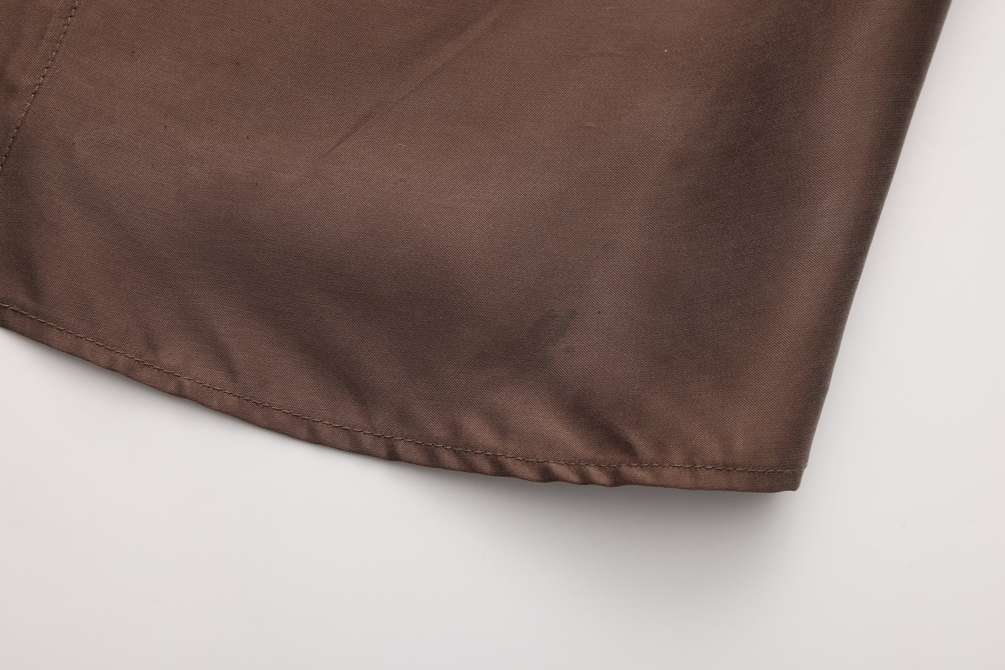 SS26 - COGNAC AMIR BUTTON-UP BLOUSE