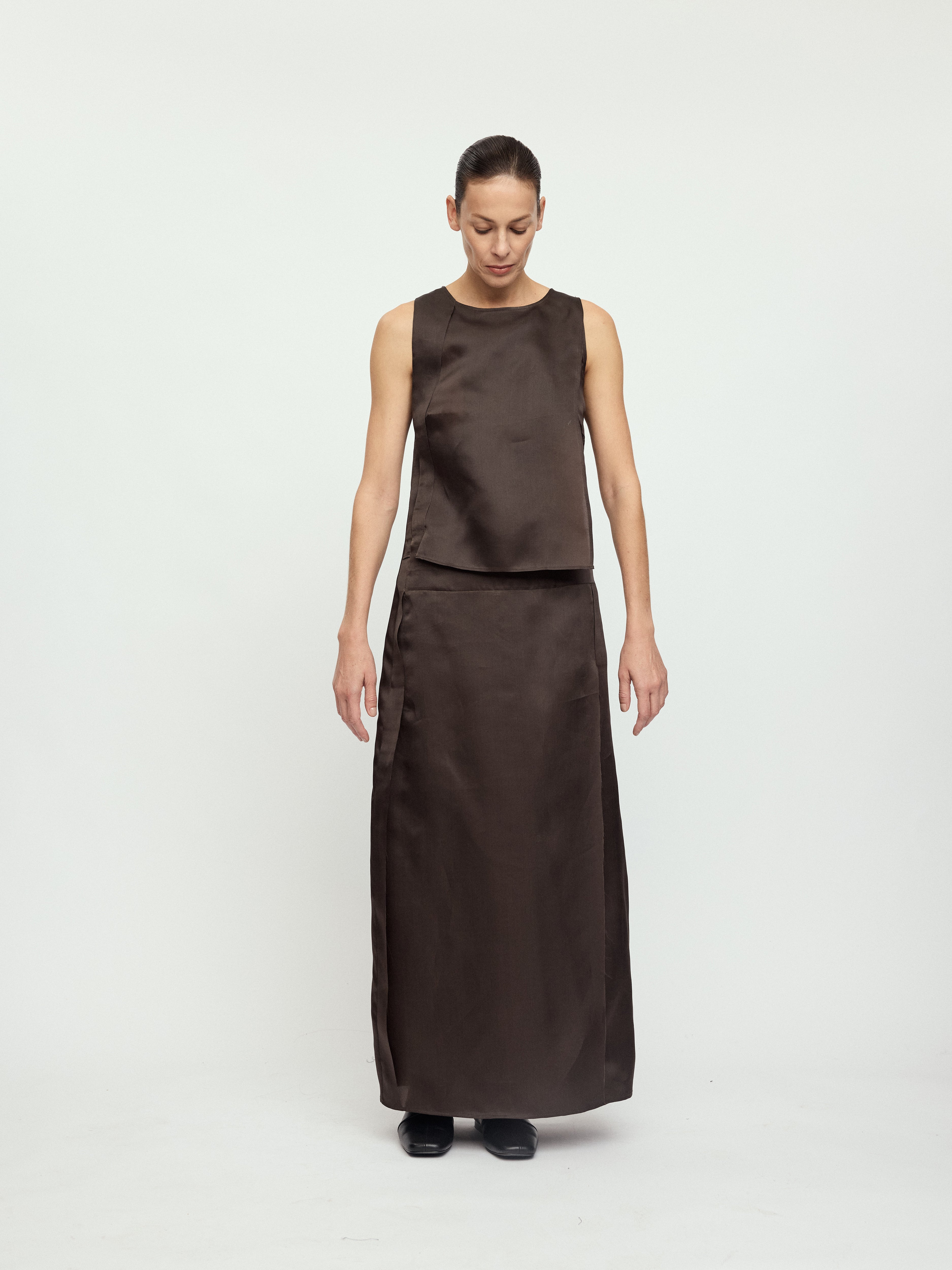AW25 - SABLE BROWN NISA DRESS