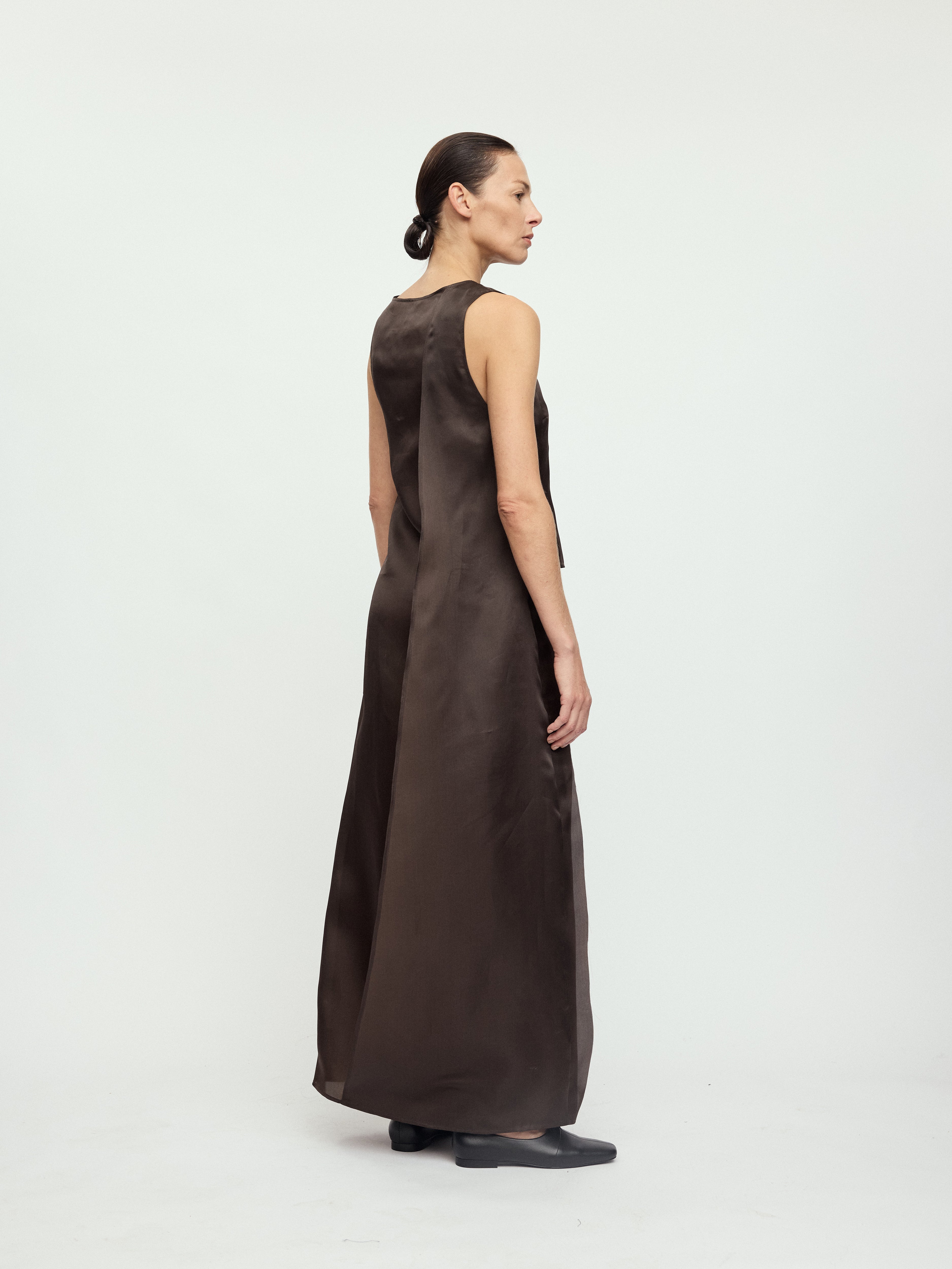 AW25 - SABLE BROWN NISA DRESS