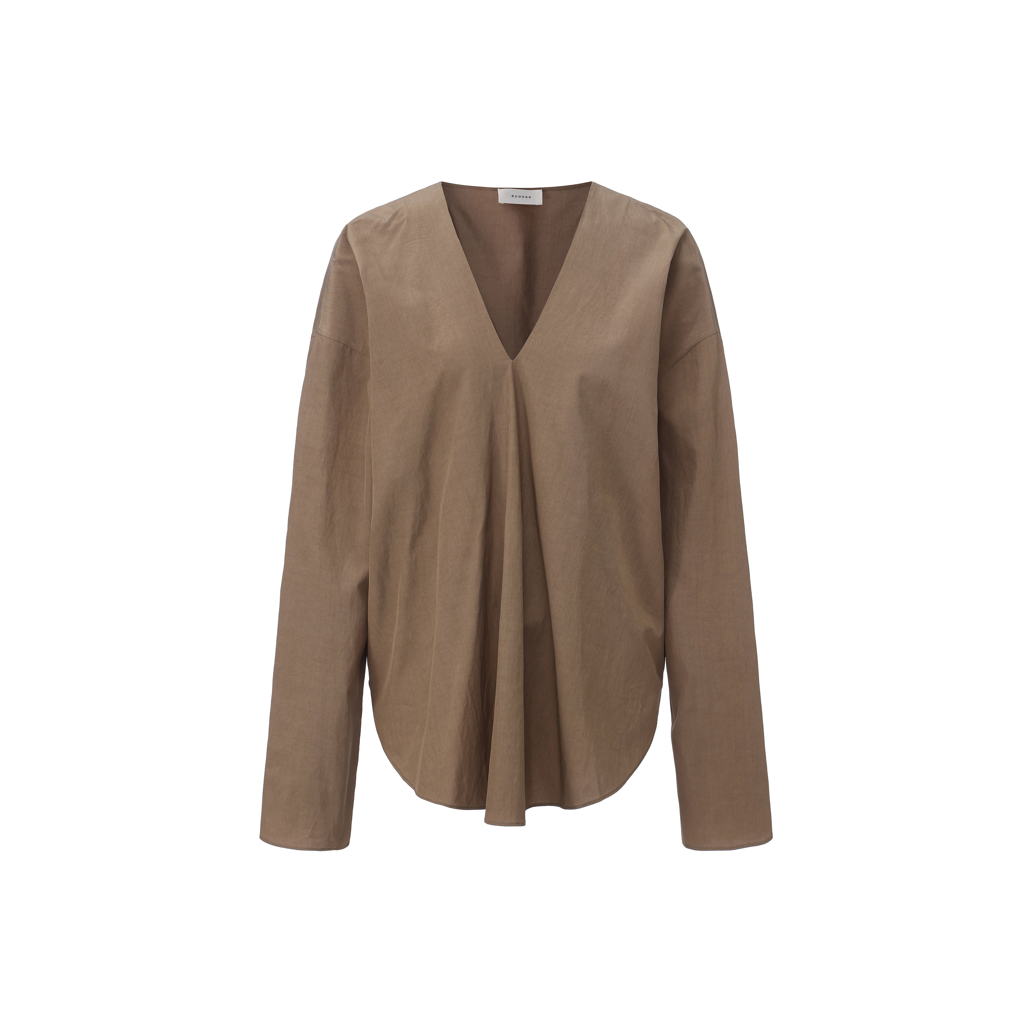AW26 - KHAKI SHINE ARNO BLOUSE