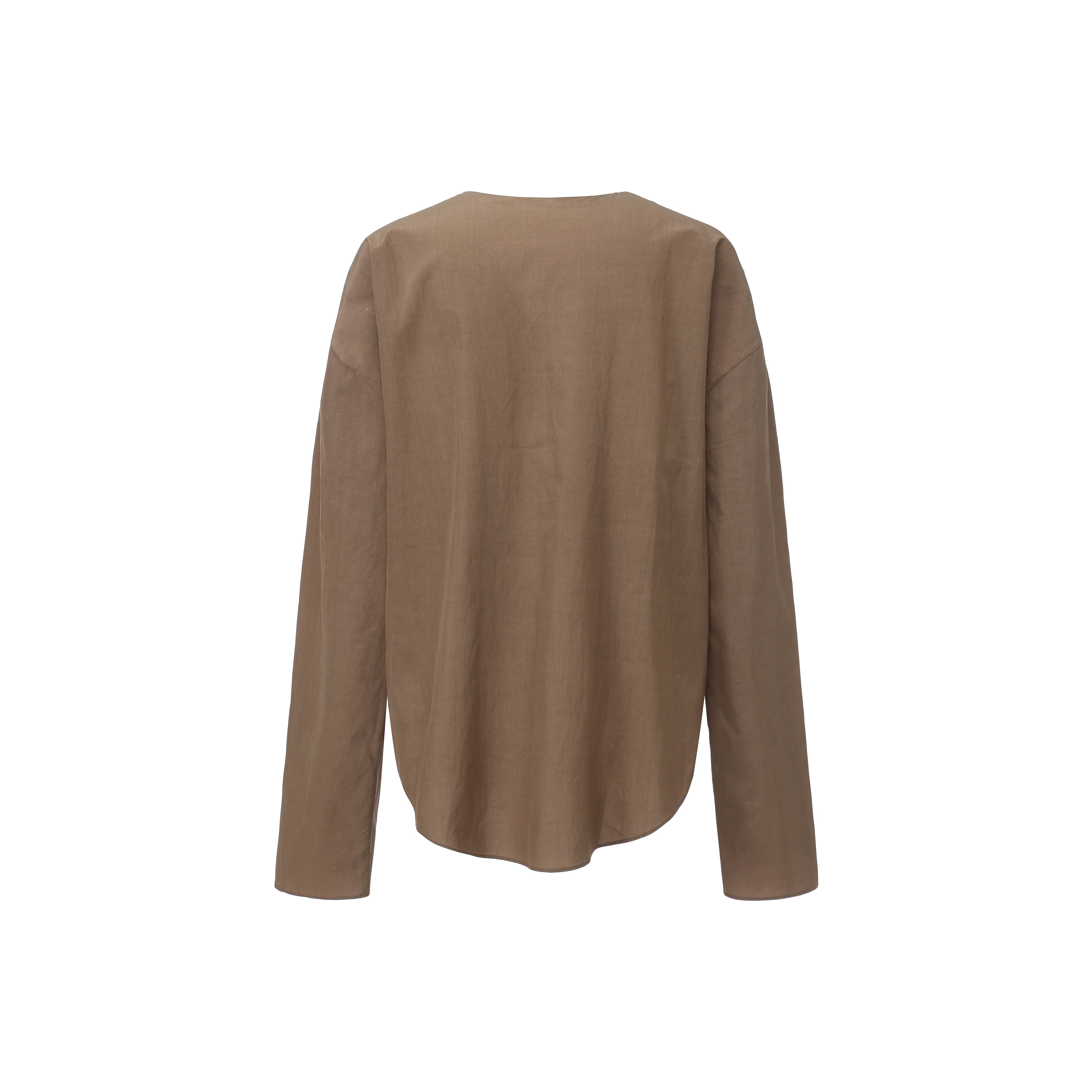 AW26 - KHAKI SHINE ARNO BLOUSE