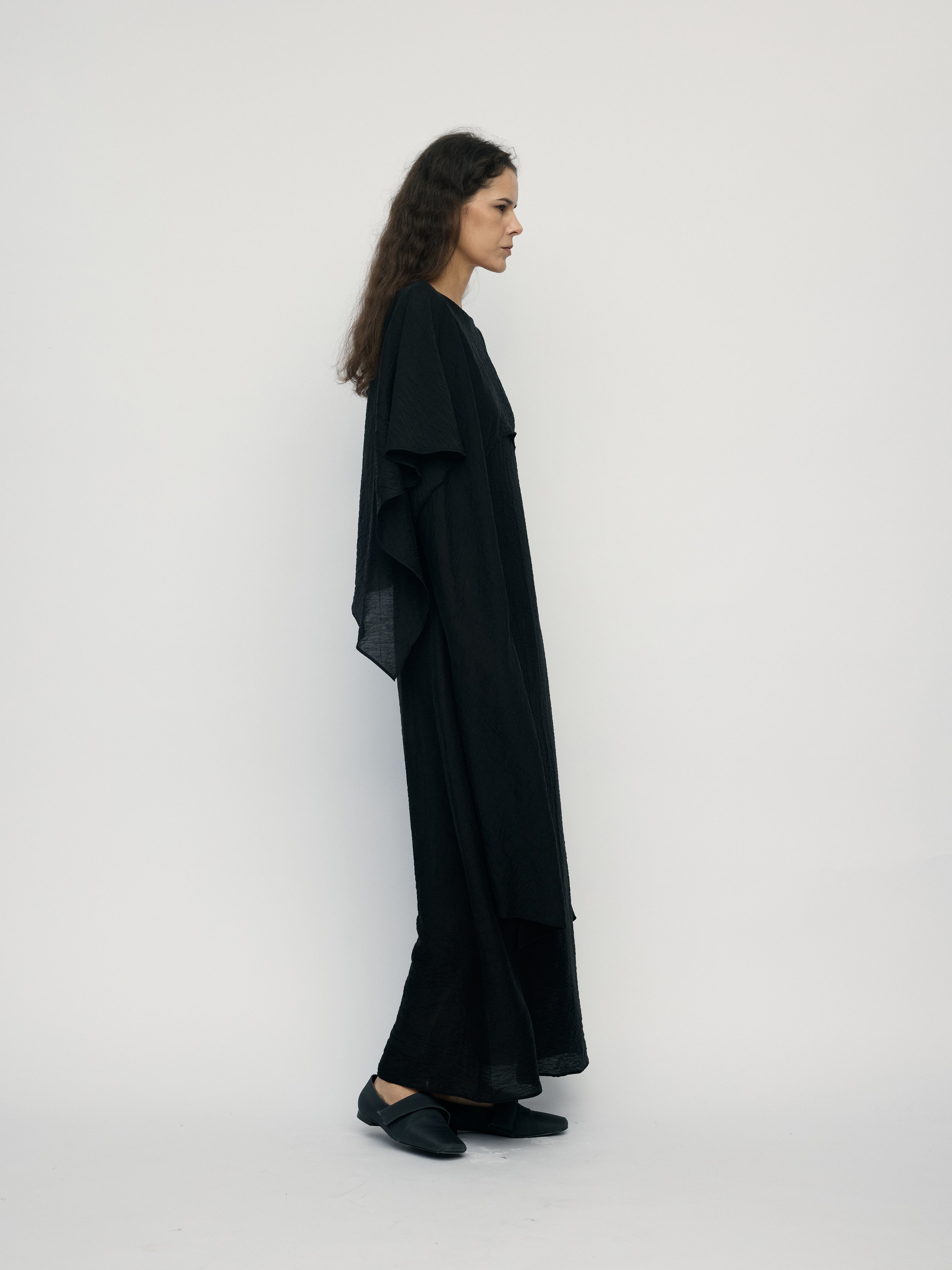SS26 - CHARCOAL TOBI DRESS