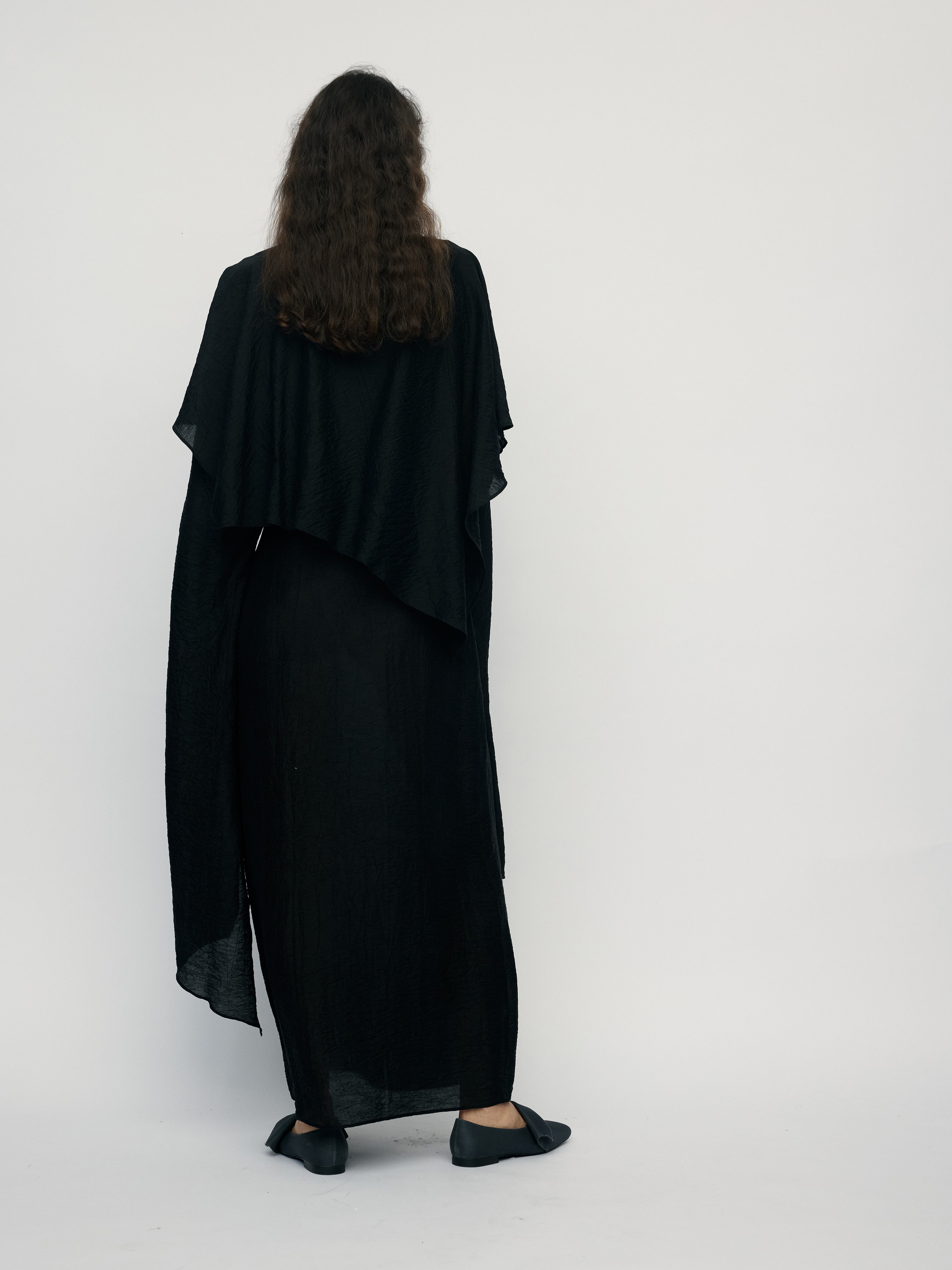 SS26 - CHARCOAL TOBI DRESS