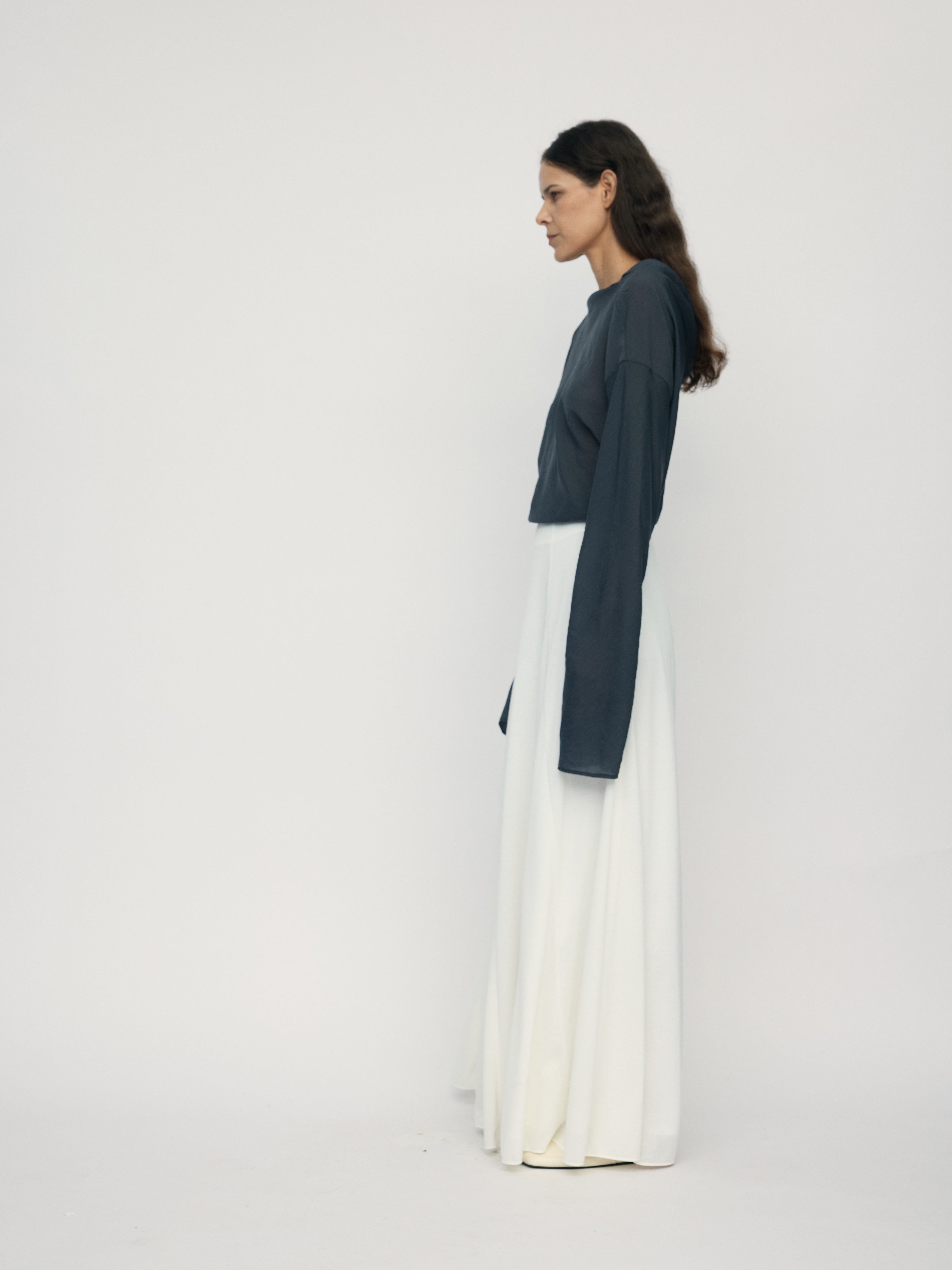 SS26 - CLOUD ASSU BIAS CUT SKIRT