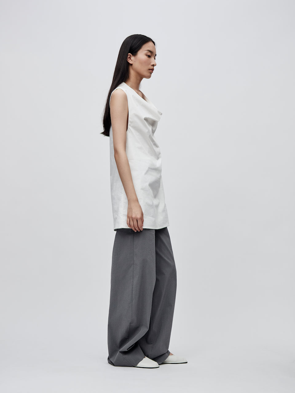 SS24 - GREY CACOON PANTS