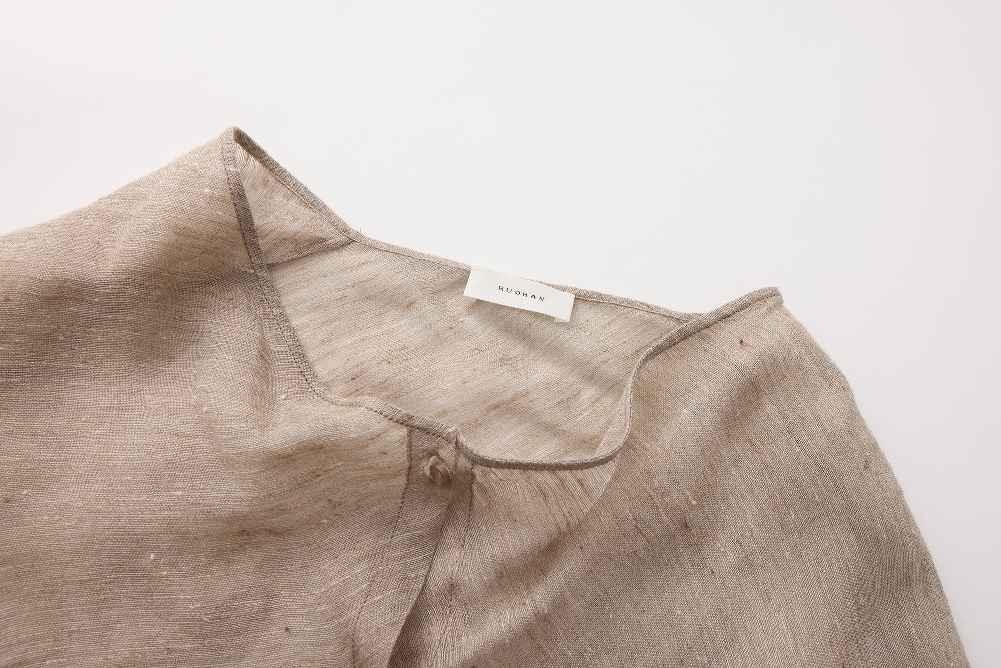 SS26 - FLAXEN AMIR BUTTON-UP BLOUSE