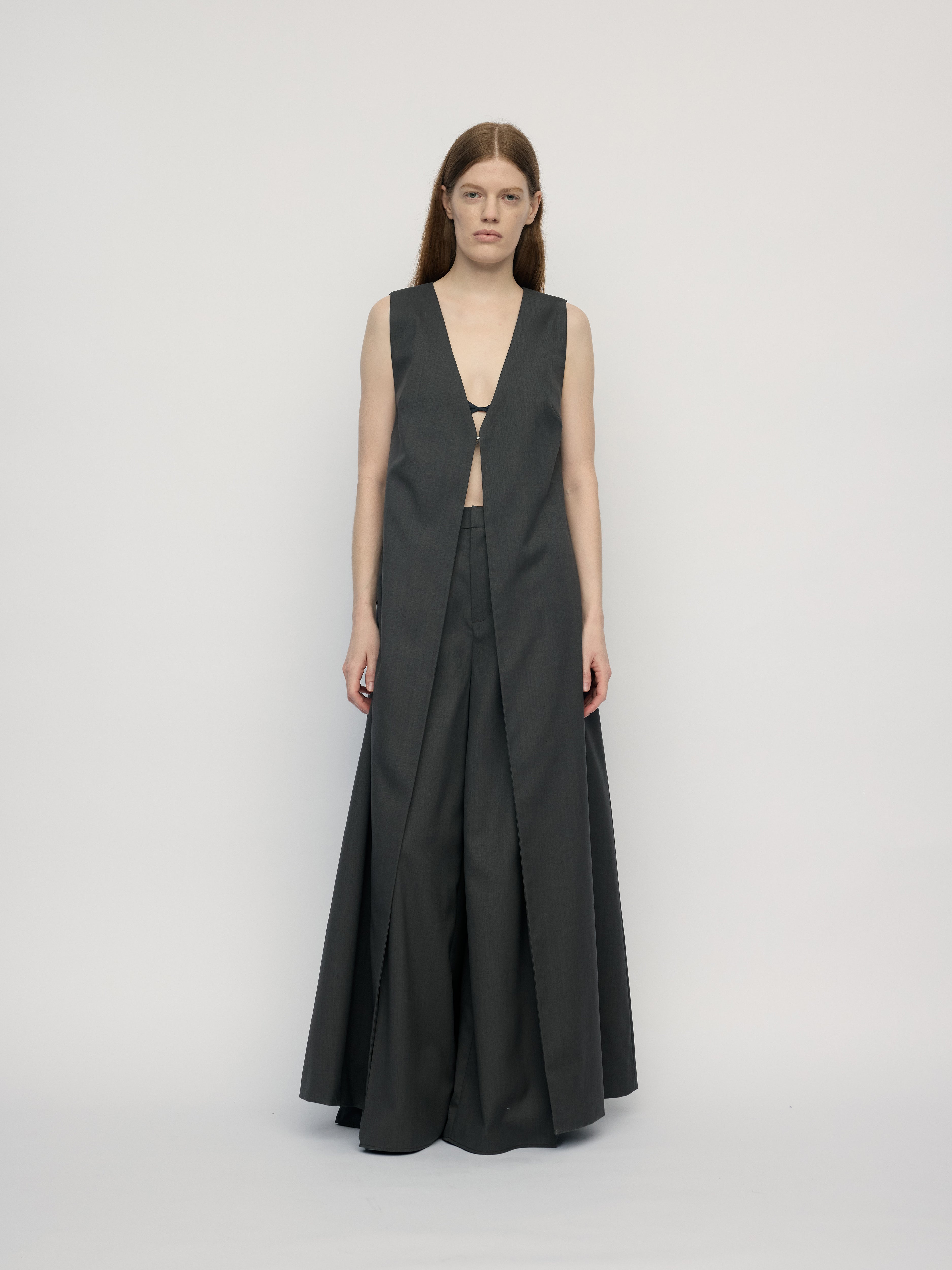 SS26 - MOORISH TEAK ONTO LONG VEST