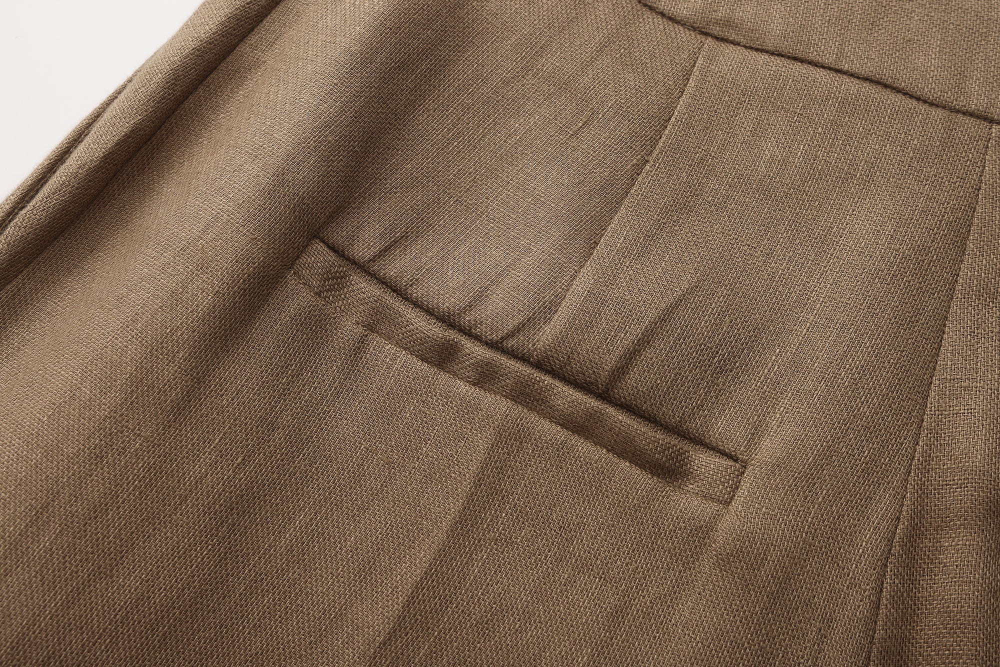 SS26 - PECAN ONTO SUIT TROUSERS