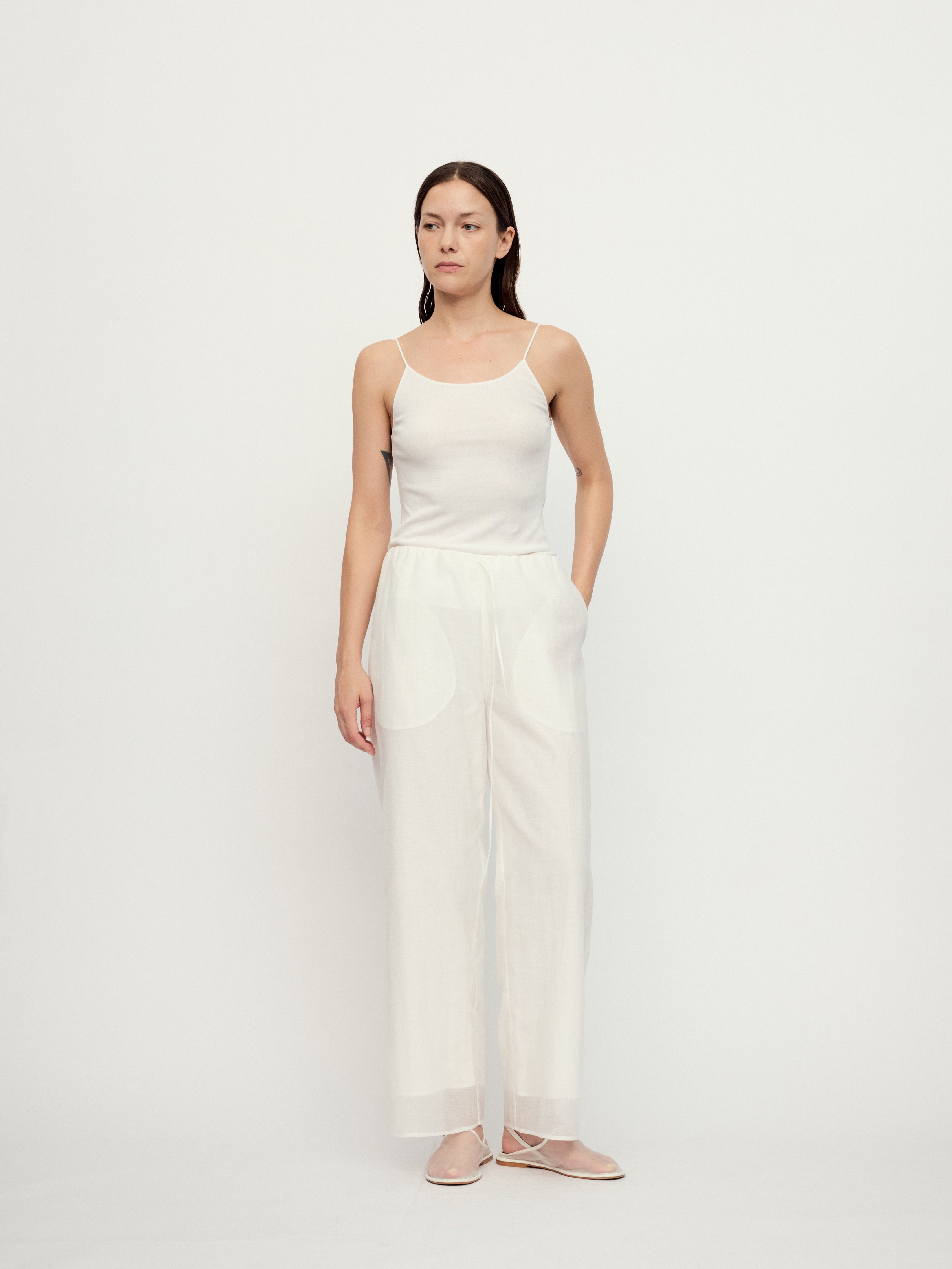 SS25 - PAPER WHITE RAE TROUSERS