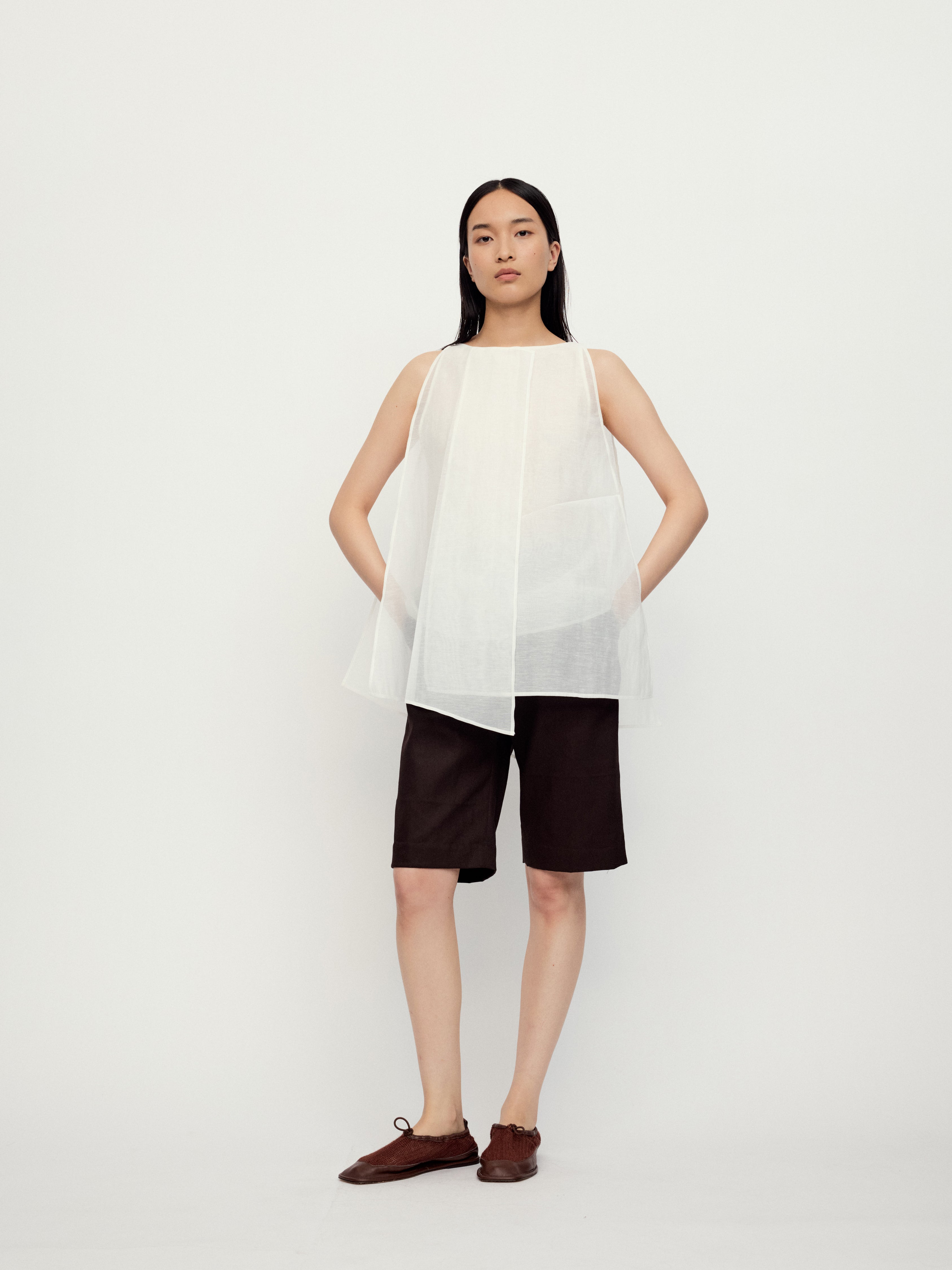 SS25 - PAPER WHITE MOLLE TOP