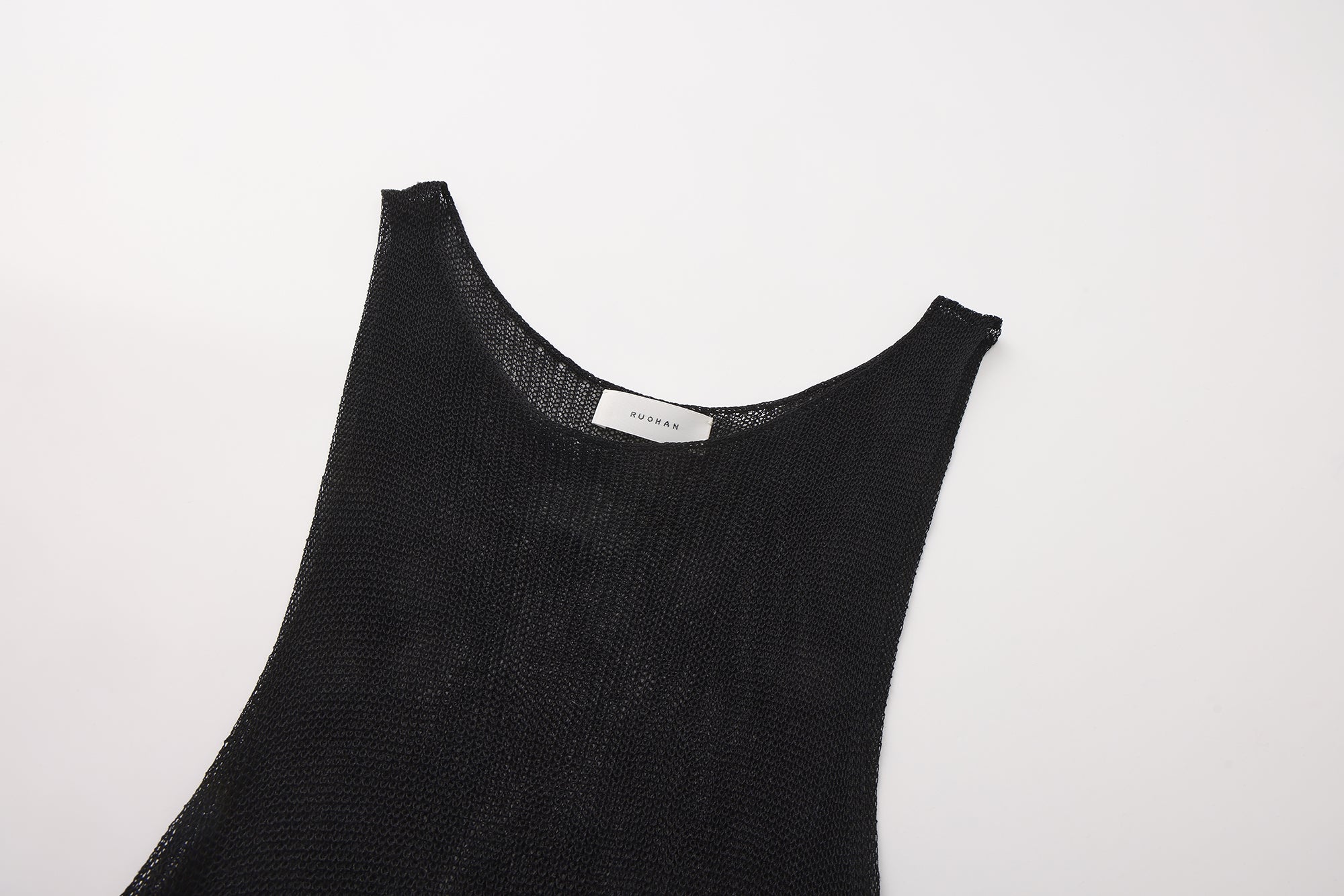 SS26 - BLACK VIS KNIT DRESS