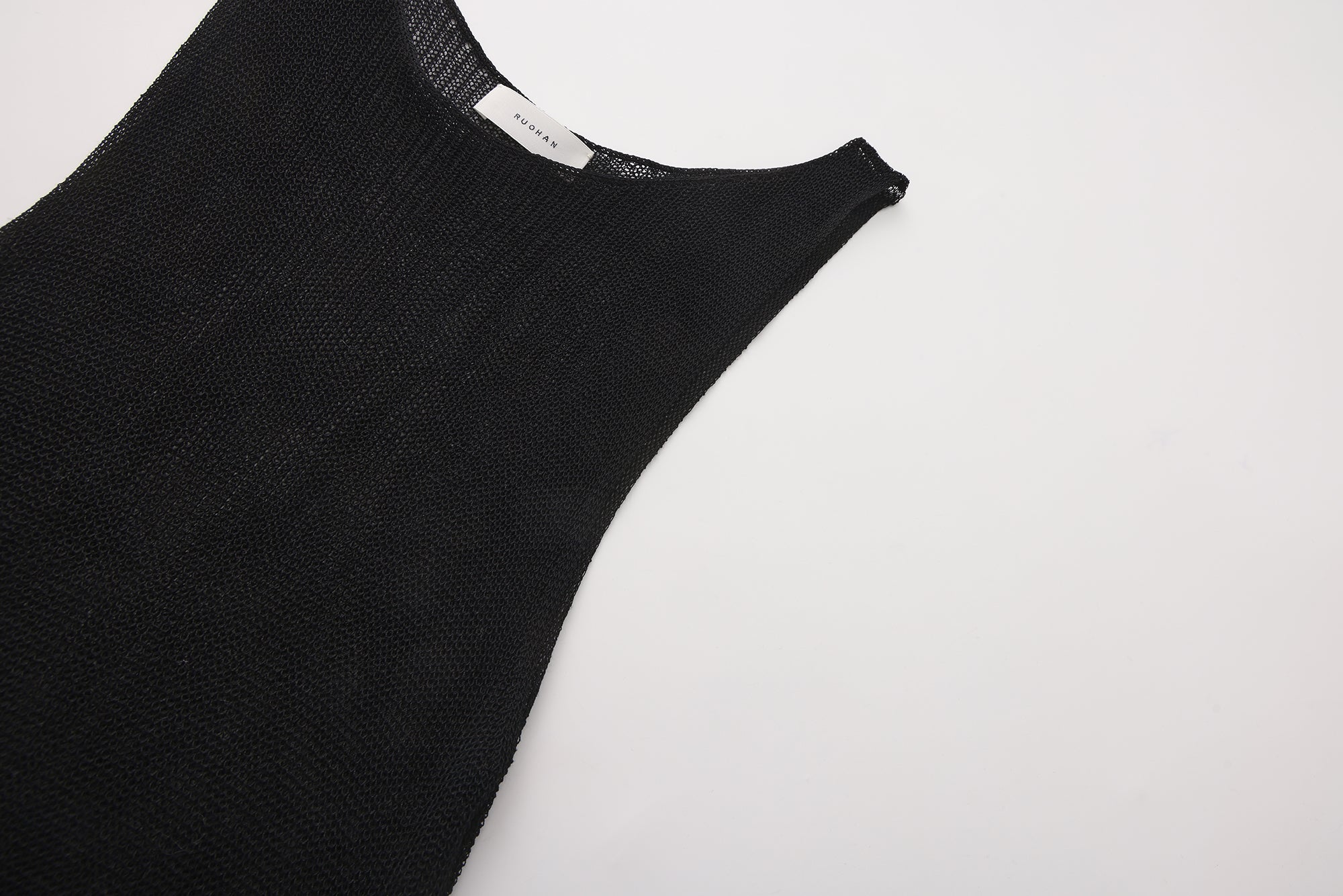 SS26 - BLACK VIS KNIT DRESS
