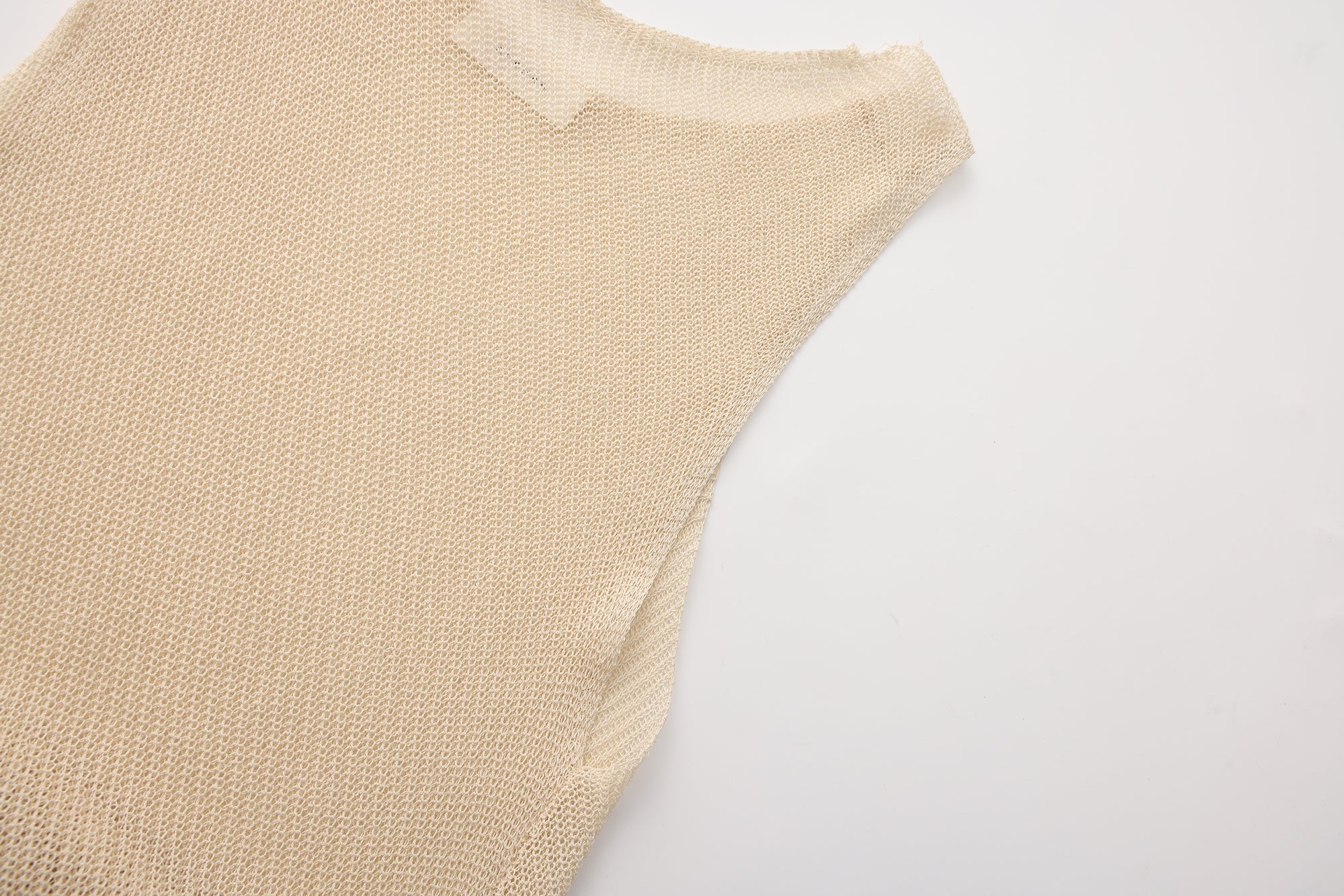 SS26 - LIGHT CAMEL NAMU LONG TOP