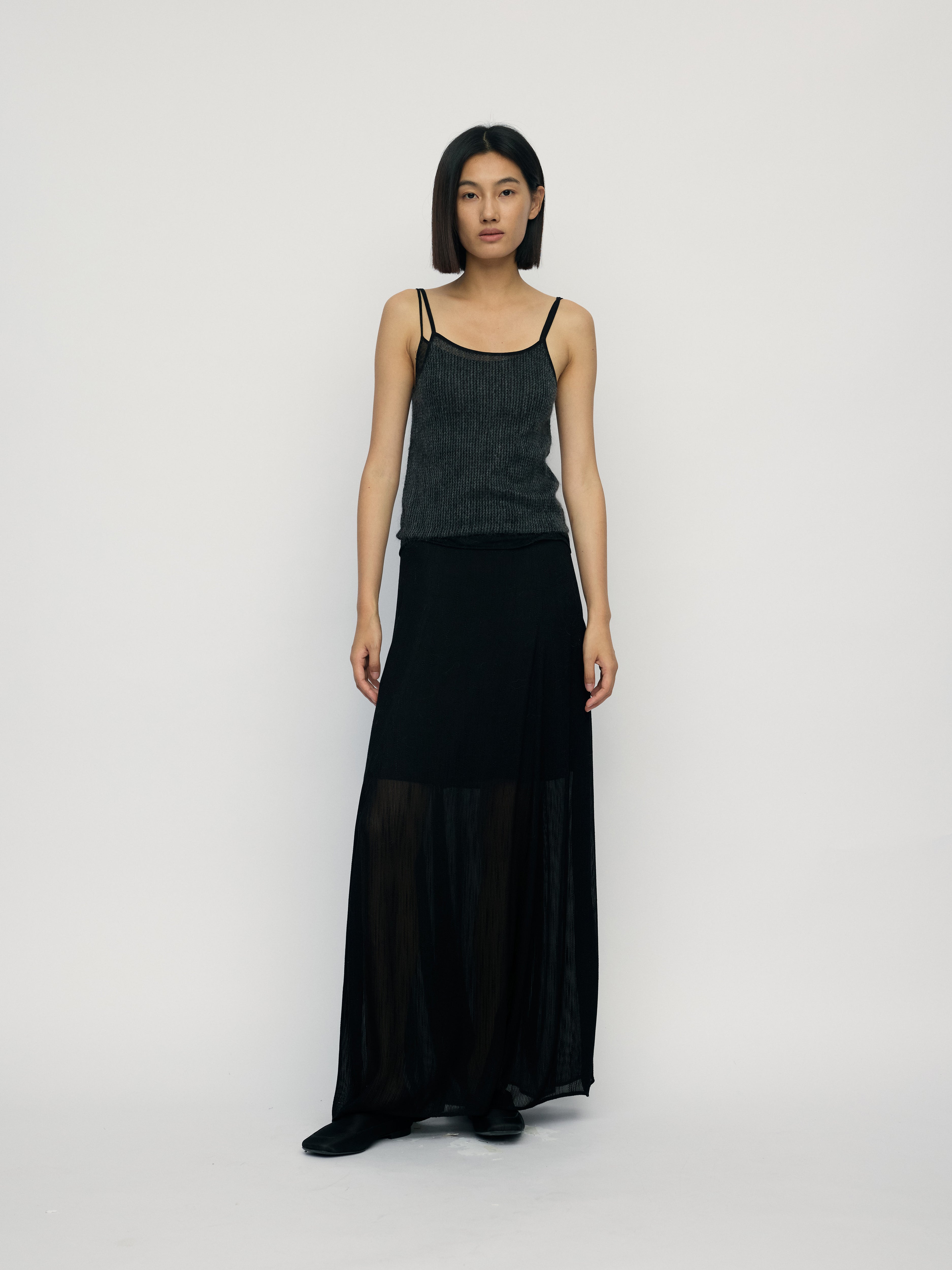 SS26 - BLACK STRIPE KEA SLIP TOP
