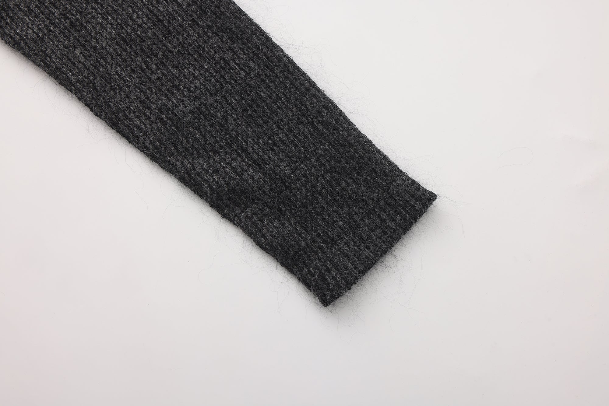 SS26 - BLACK STRIPE SHORT CARDIGAN