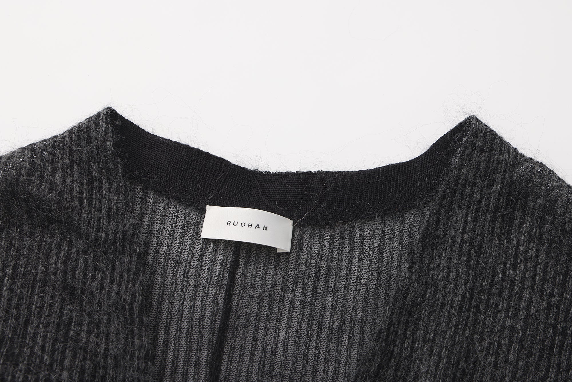 SS26 - BLACK STRIPE LONG CARDIGAN