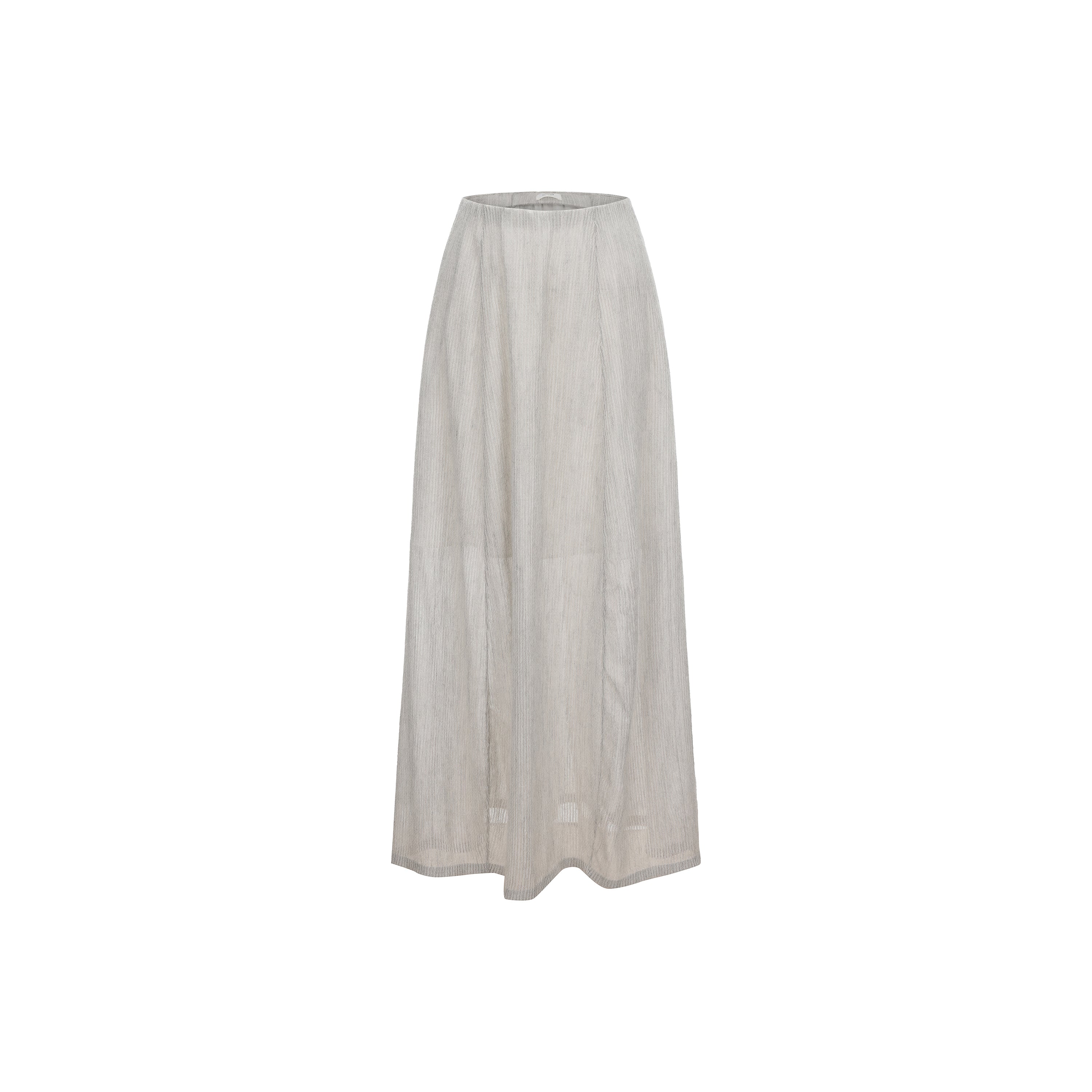 SS26 - GREY STRIPE COCOON SKIRT