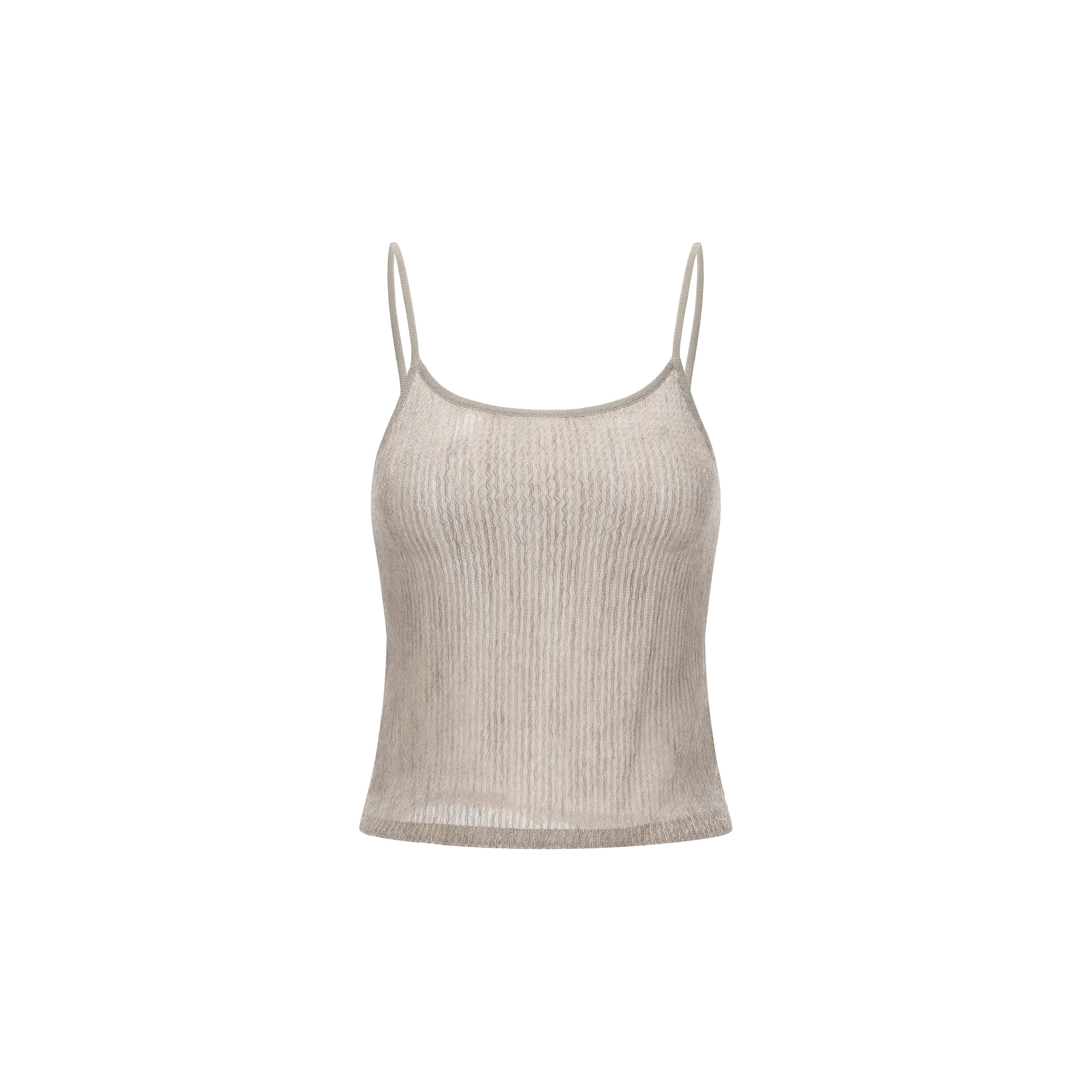 SS26 - CAMEL STRIPE KEA SLIP TOP