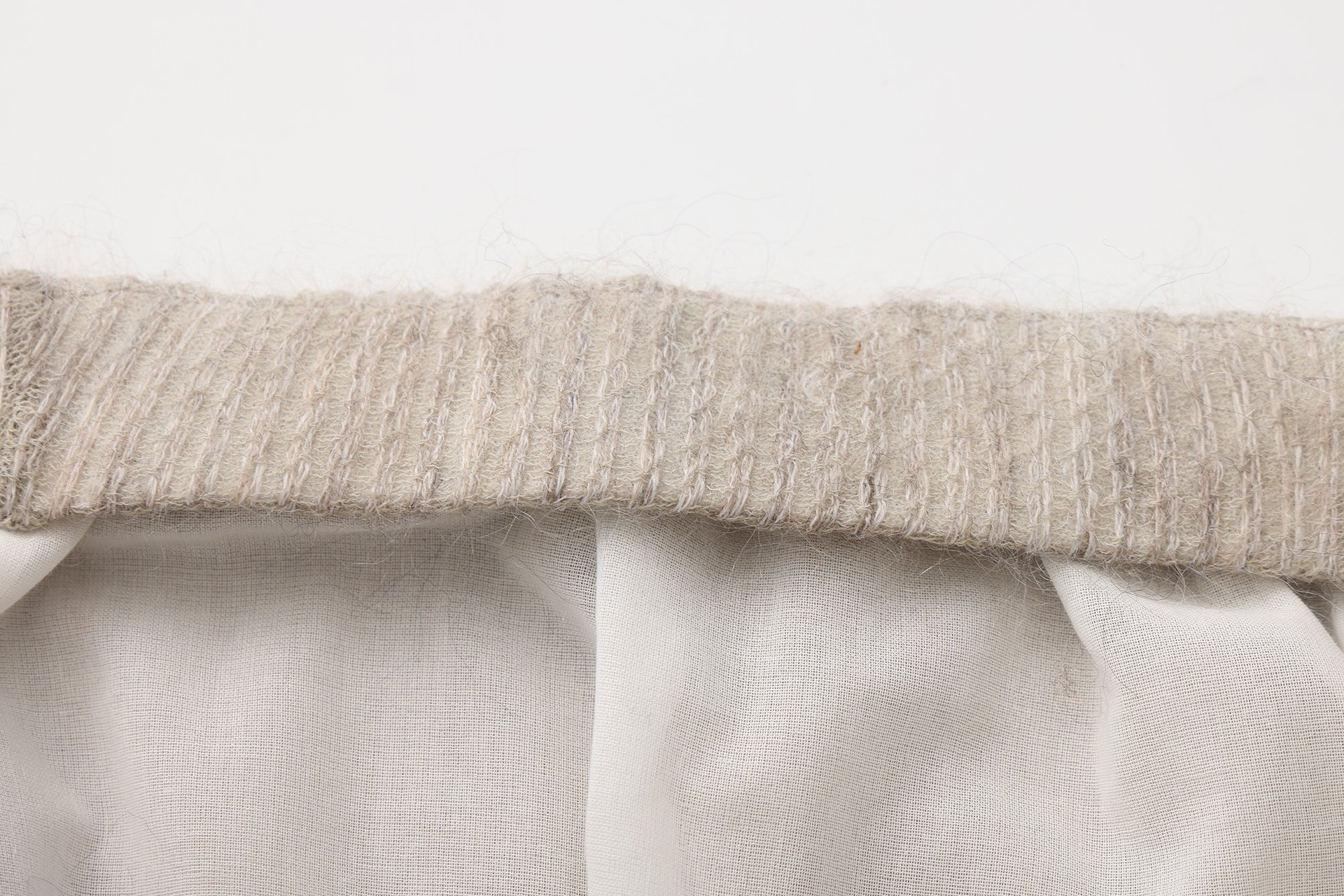 SS26 - CAMEL STRIPE COCOON SKIRT