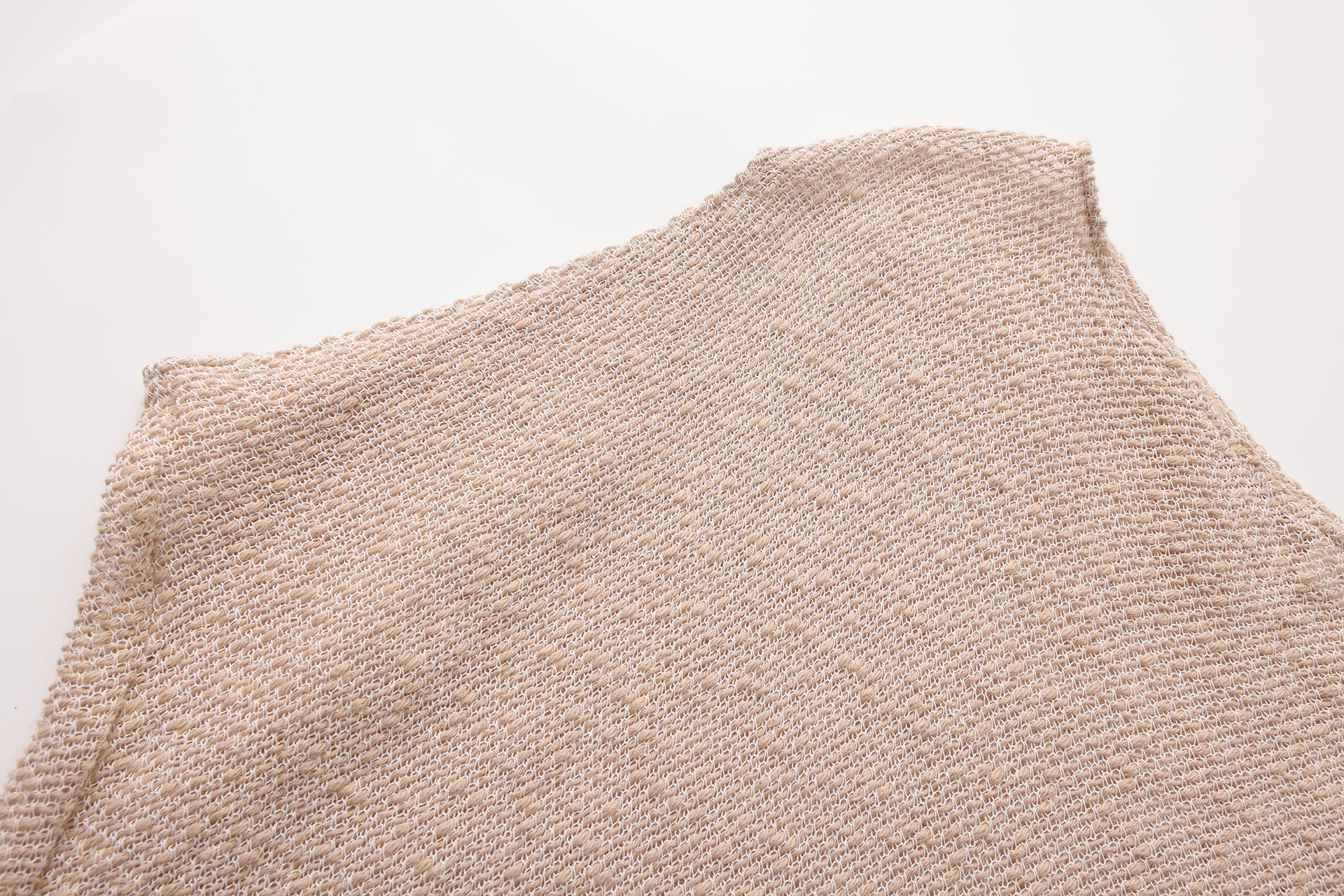 SS26 - BEIGE GOME KNIT TOP