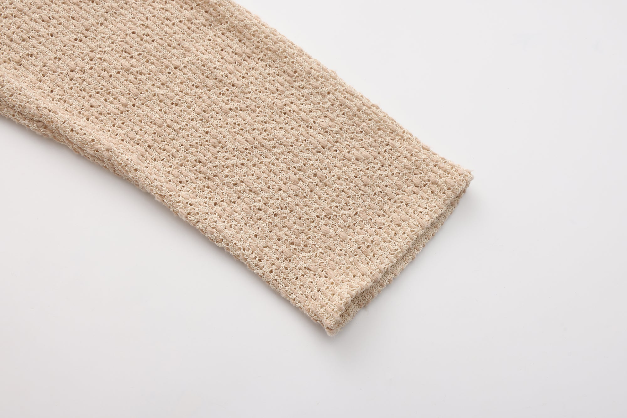 SS26 - BEIGE PAGO KNIT TOP