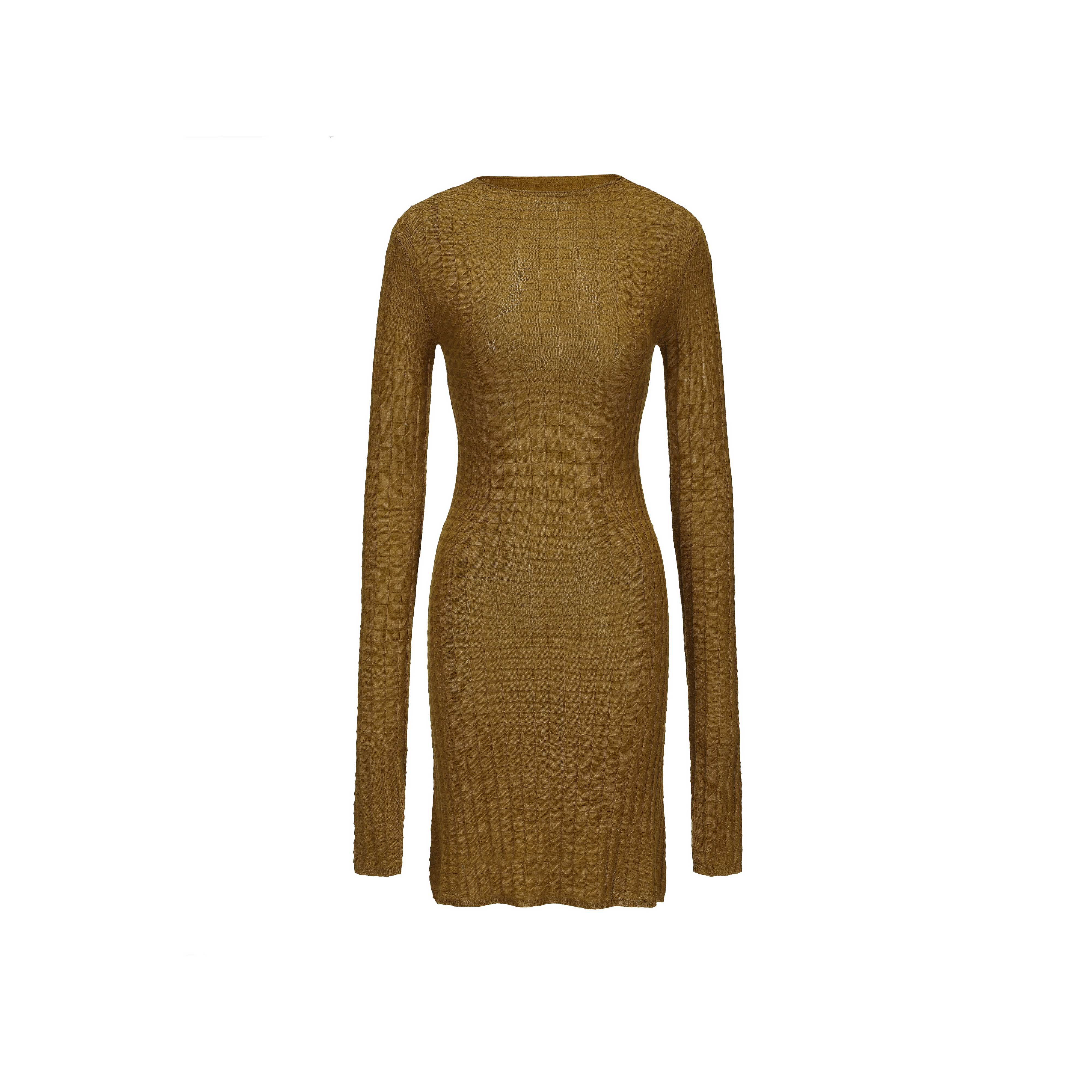 AW24 - OLIVE KNIT LIKOMA DRESS