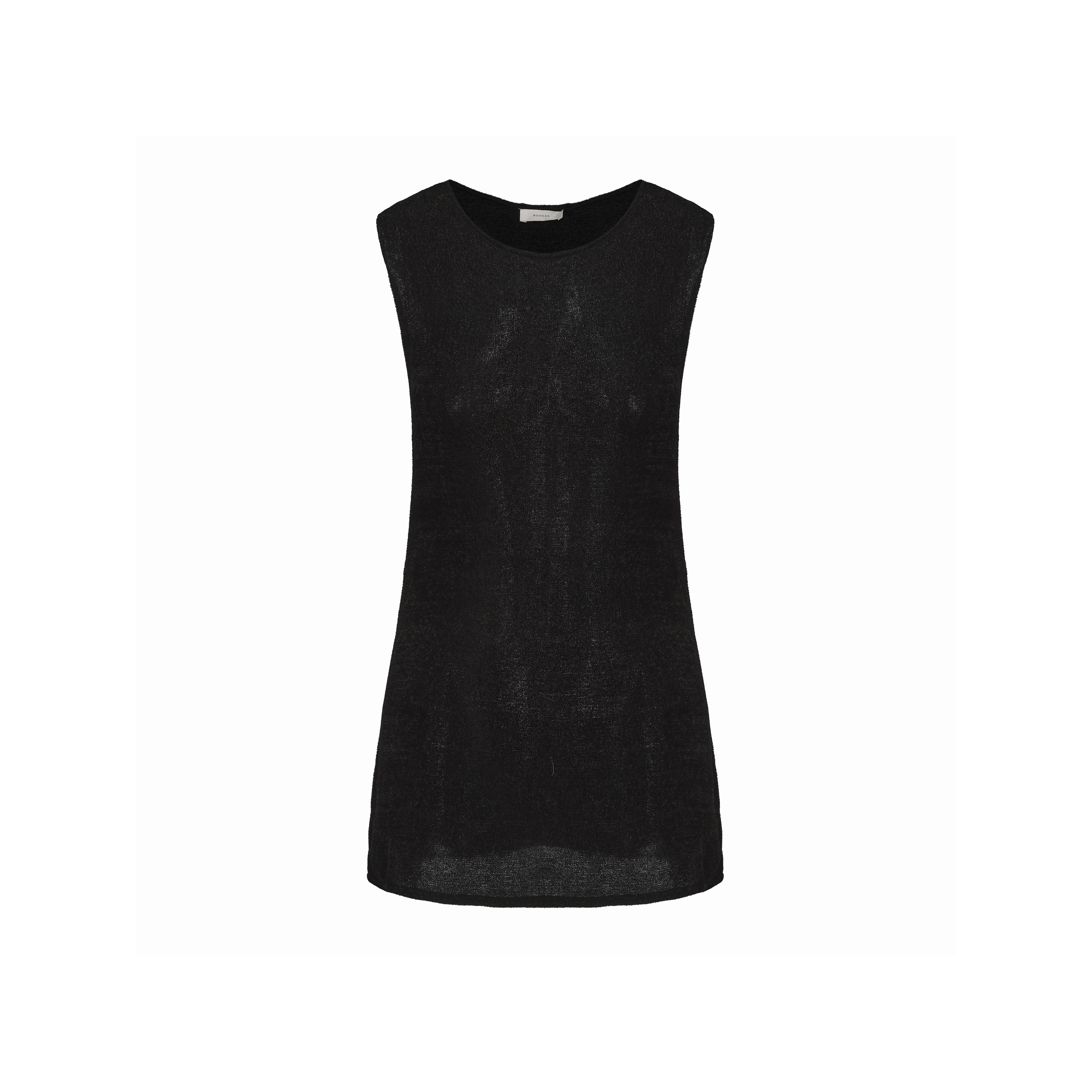 AW24 - JET BLACK KNIT SUNDA TOP