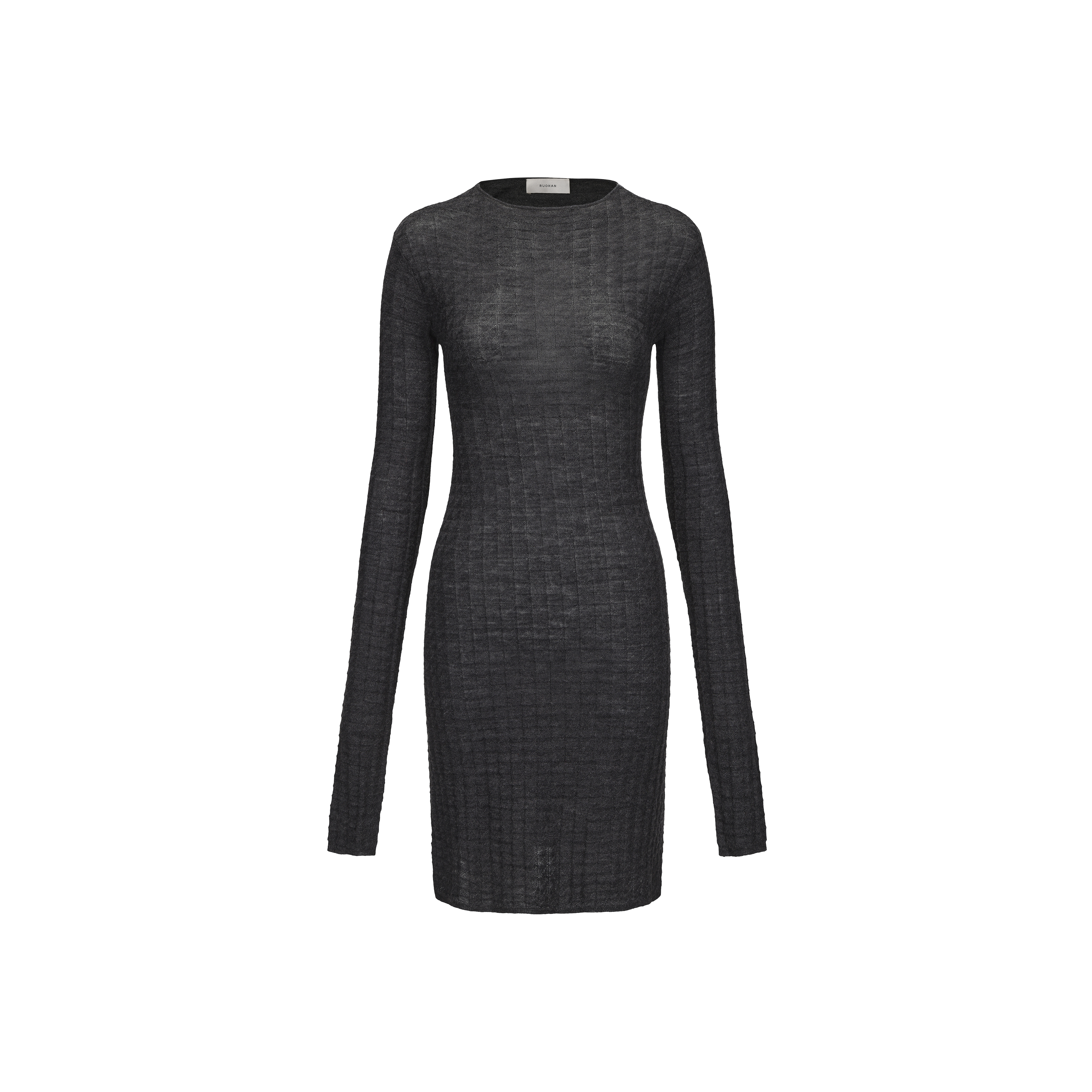 AW24 - CHARCOAL KNIT LIKOMA DRESS