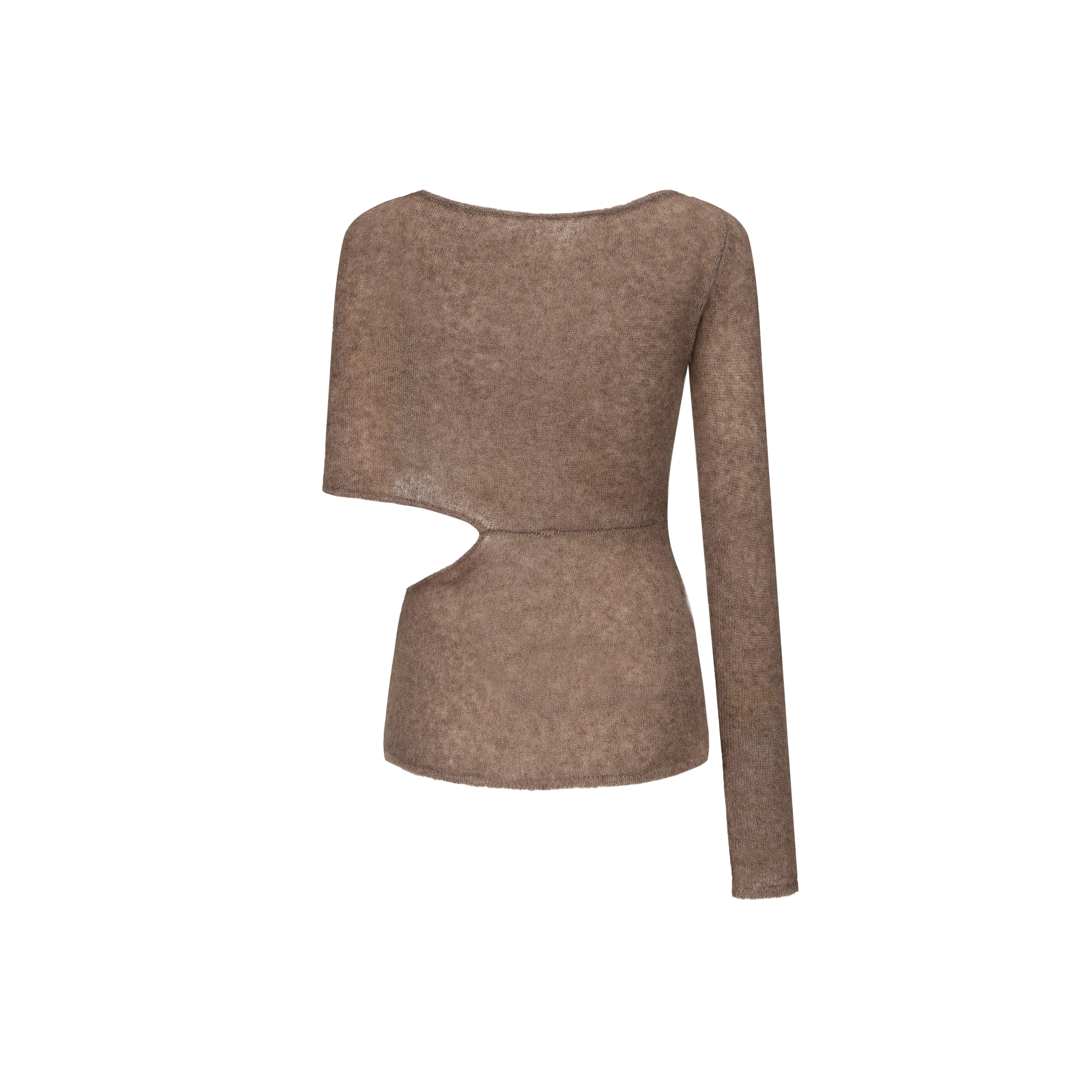 AW24 - BROWN KNIT FLINT TOP