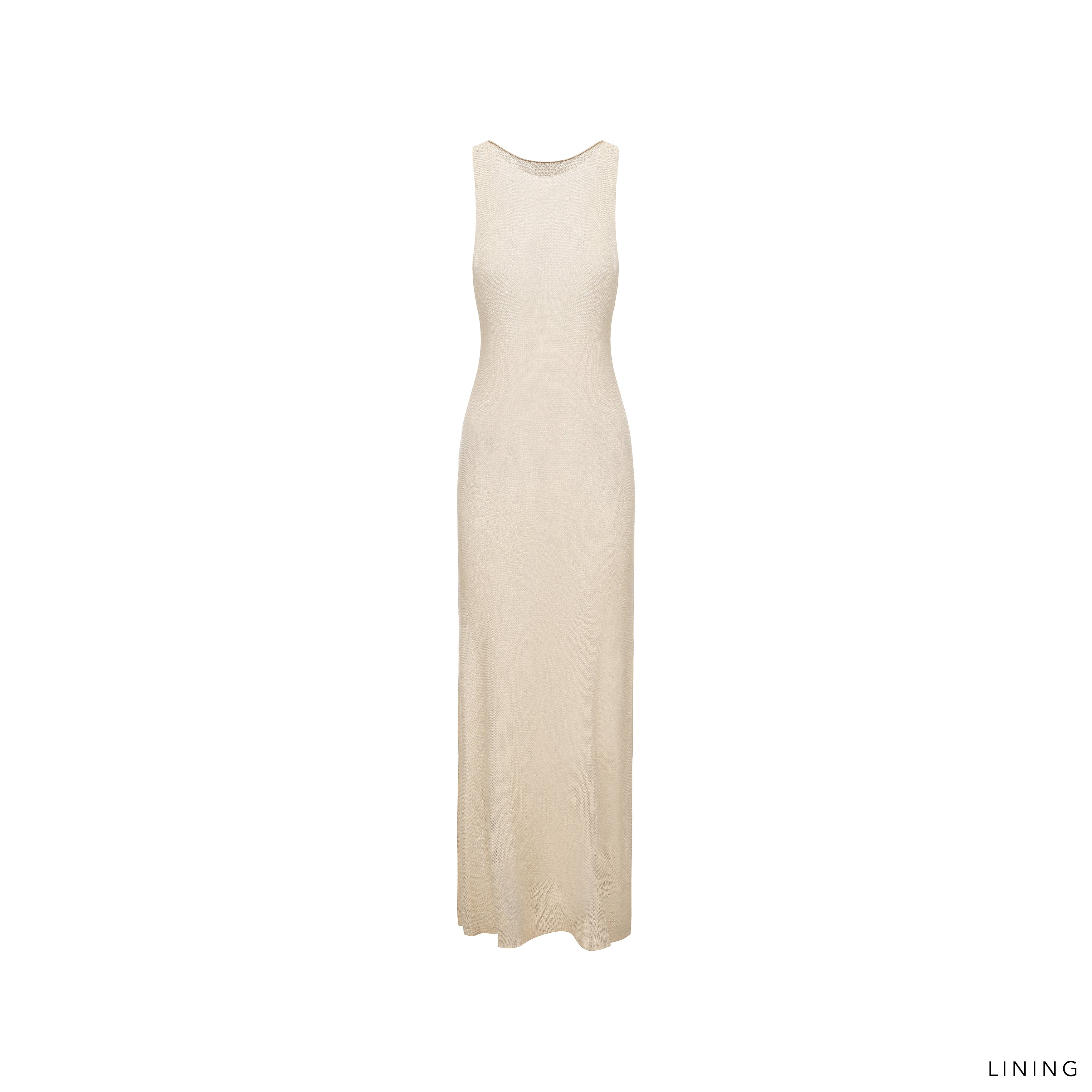 SS26 - PORCELAIN ARAN DRESS